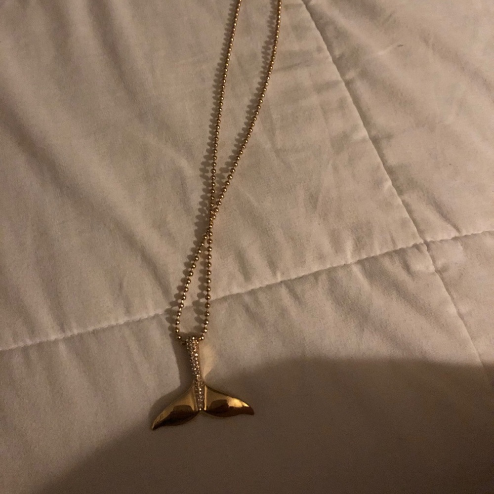 Kate spade rare whale tail necklace